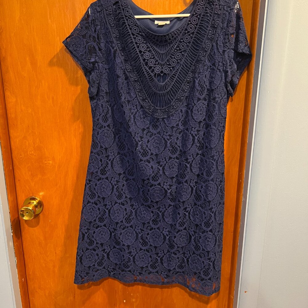 Blue Lace Xhiliration Dress